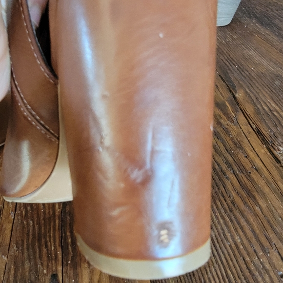 Chinese Laundry Spring/Summer Slingback open Toe Heeled Sandal Tan sz 8.5 - Picture 10 of 10